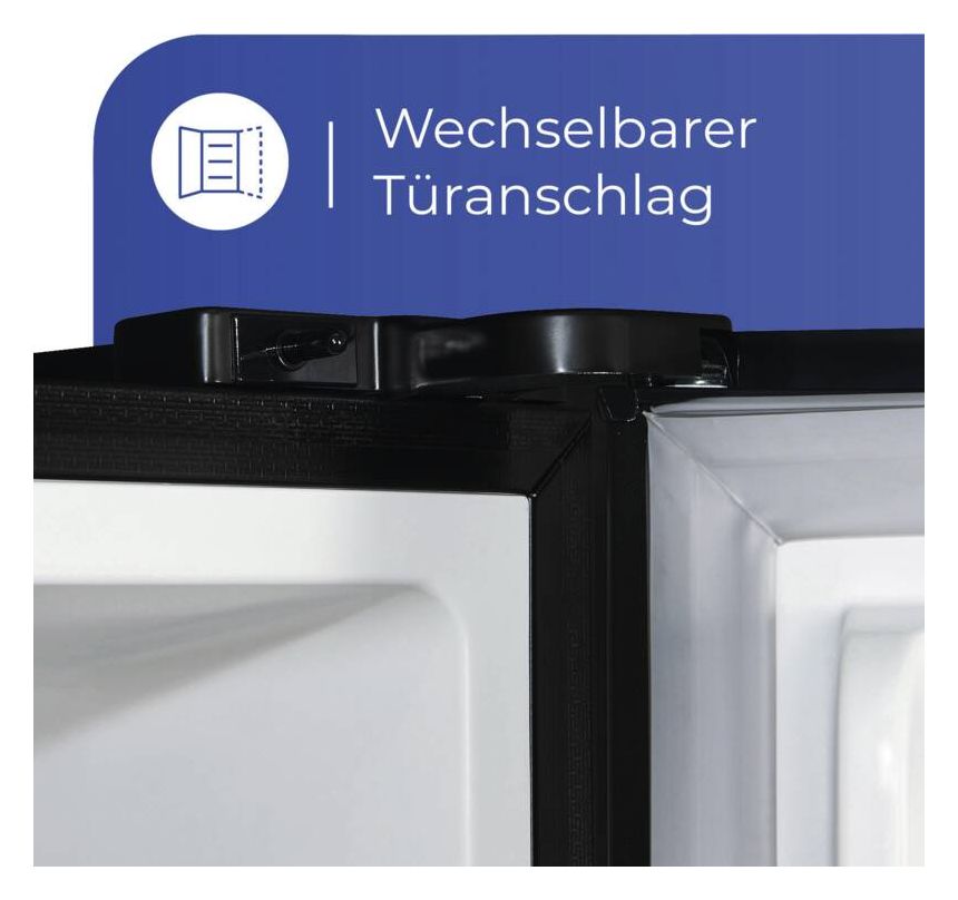 KGC350-105-NF-040C 243 l / 104 l Kühl-Gefrierkombi freistehend NoFrost 162 kWh Jahr  (Schwarz) 