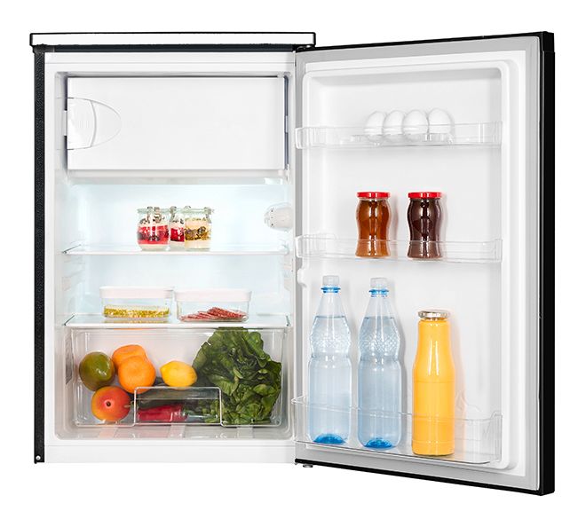 KS16-4-051C 107 l / 94 l Tischkühlschrank EEK: C 87 kWh Jahr  (Schwarz, Grau) 