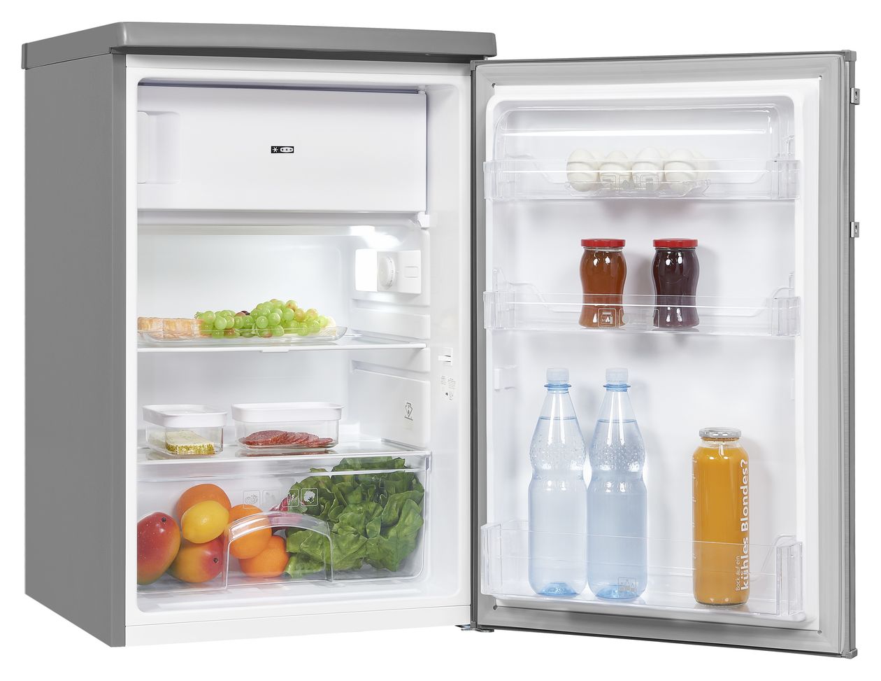 KS16-4-HE-040D 95 l Tischkühlschrank EEK: D 111 kWh Jahr  (Edelstahl) 