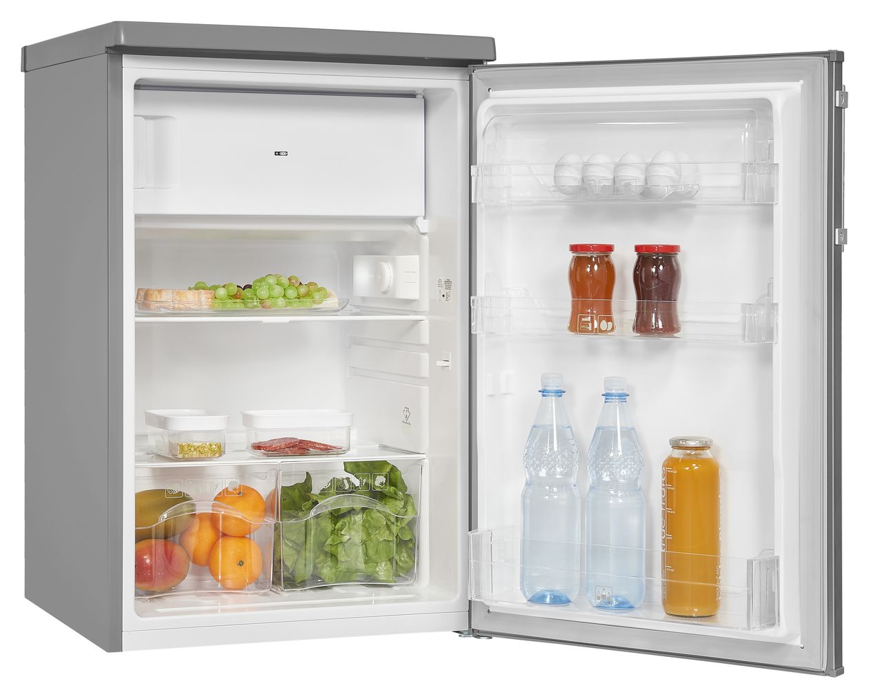 KS16-4-HE-040E 109 l / 95 l Tischkühlschrank EEK: E 139 kWh Jahr  (Edelstahl) 