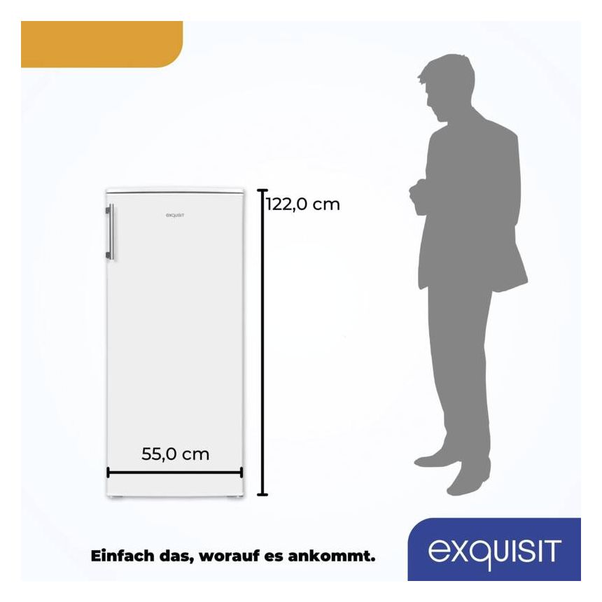 KS185-4-H-040E 190 l / 176 l Kühlschrank freistehend EEK: E 143 kWh Jahr  (Weiß) 