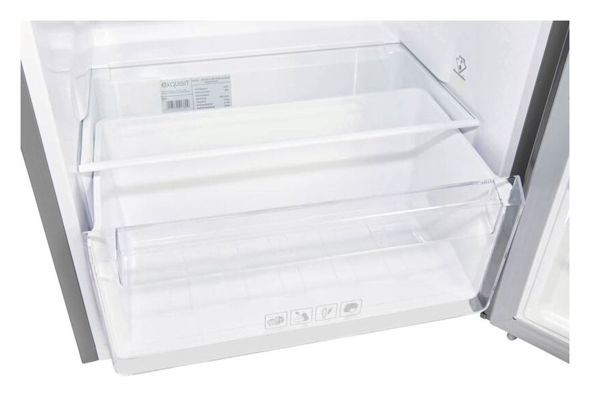KS185-4-H-040E 190 l / 176 l Kühlschrank freistehend EEK: E 143 kWh Jahr  (Edelstahl) 