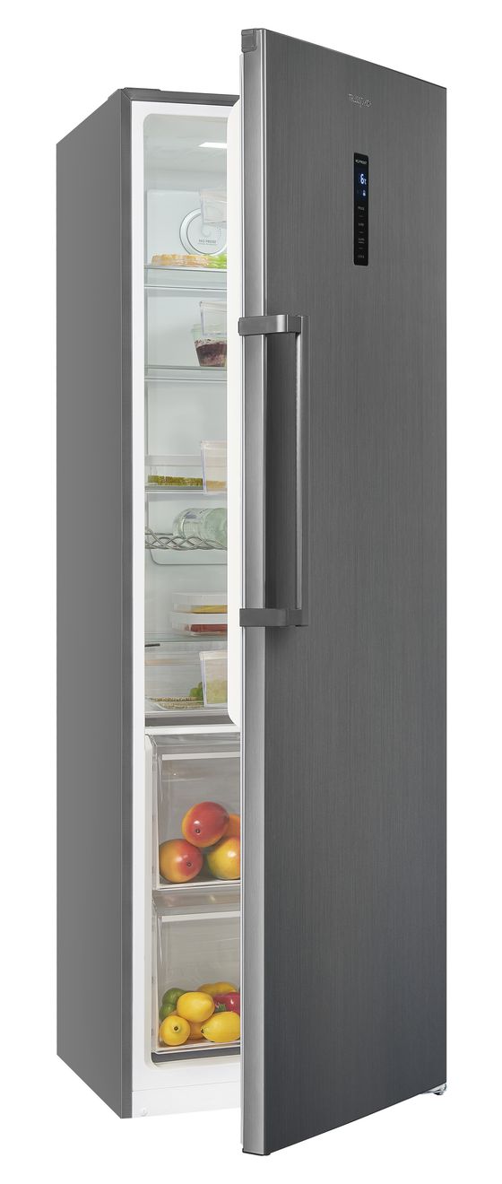 KS360-V-HE-040E 359 l Kühlschrank freistehend EEK: E 118 kWh Jahr NoFrost  (Edelstahl) 