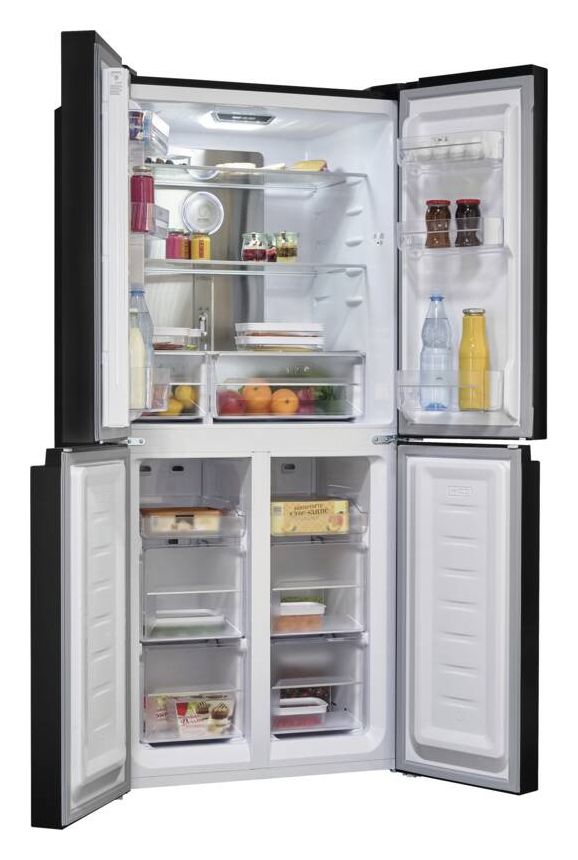 MD425-150-040C Side-by-Side Kühl-/ Gefrierkombination 271 l / 150 l 182 kWh NoFrost 1800 mm x 795 mm (Anthrazit, Edelstahl) 