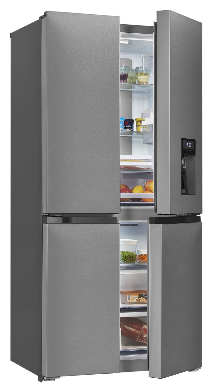 MD430-100-WS-200E Side-by-Side Kühl-/ Gefrierkombination 284 l / 148 l 282 kWh 1830 mm x 836 mm  (Edelstahl) 