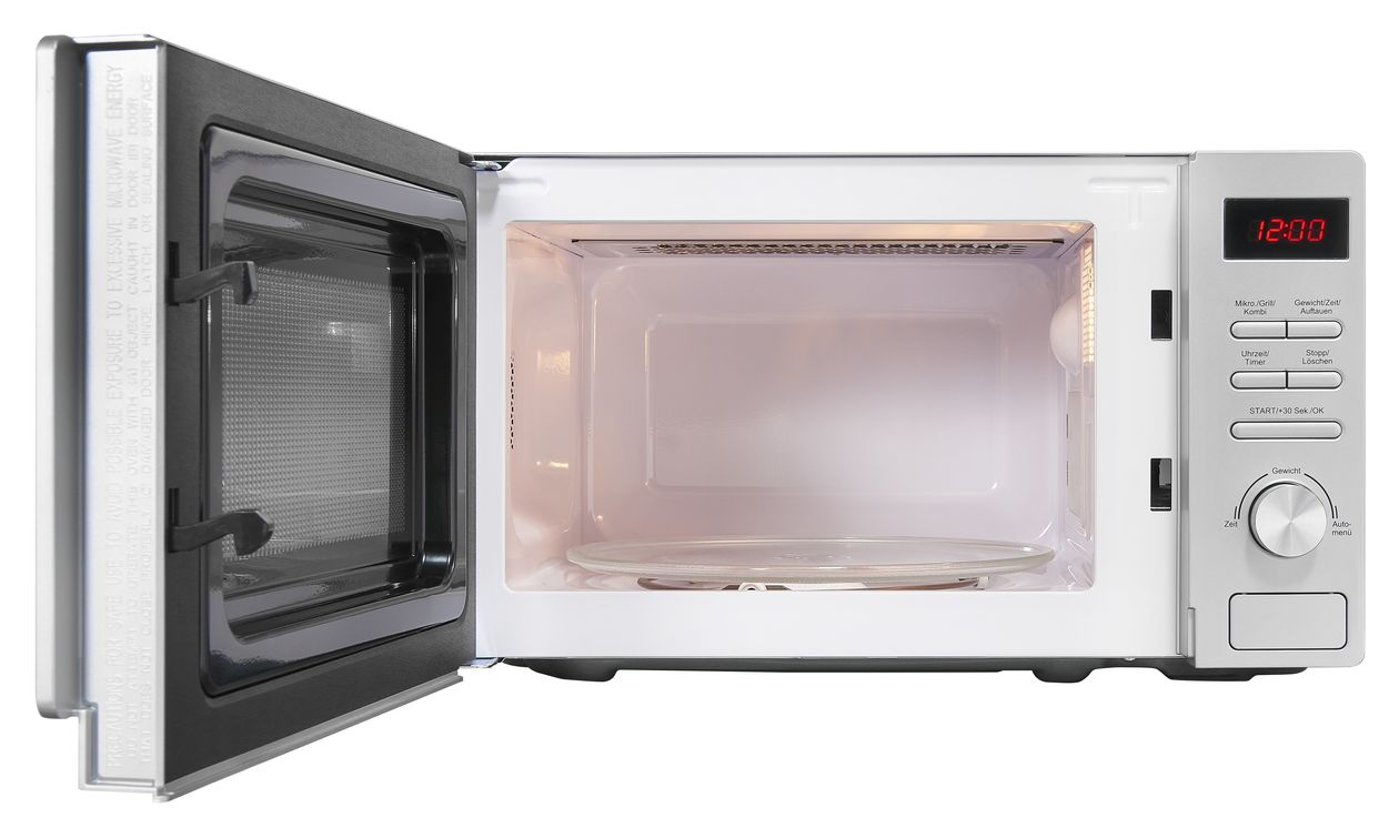 MW2070-3GDI Standgeräte Solo 1050 W Größe: klein 5 Stufen Grill  (Silber) 