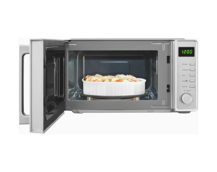 MW7120-240 Freistehende Mikrowelle 700 W Größe: klein 5 Stufen  (Silber) 