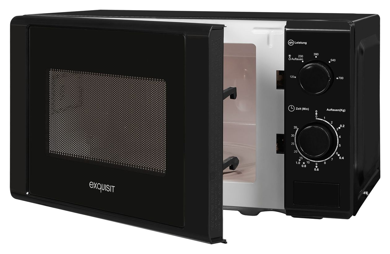 MW900-030 Freistehende Mikrowelle 700 W Größe: klein 5 Stufen  (Schwarz) 