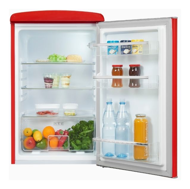 RKS120-V-H-160C 122 l Tischkühlschrank EEK: C 57 kWh Jahr  (Rot) 