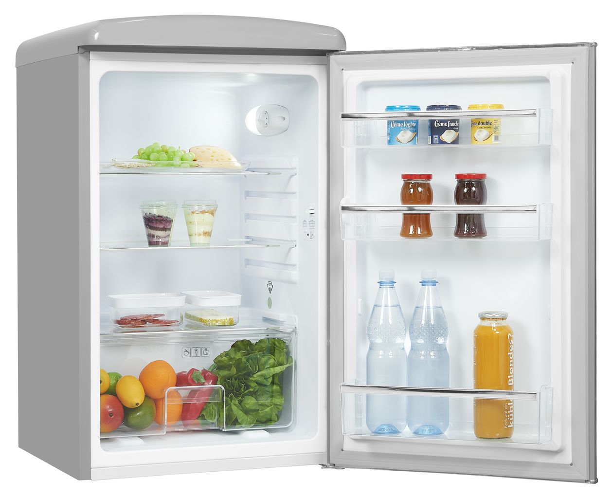 RKS120-V-H-160F 122 l Tischkühlschrank EEK: F 112 kWh Jahr  (Grau) 