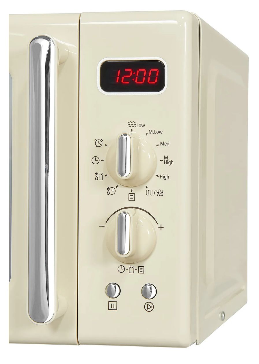 RMW720-3G DIG Standgeräte Solo 700 W Größe: klein 5 Stufen Grill  (Cremefarben) 