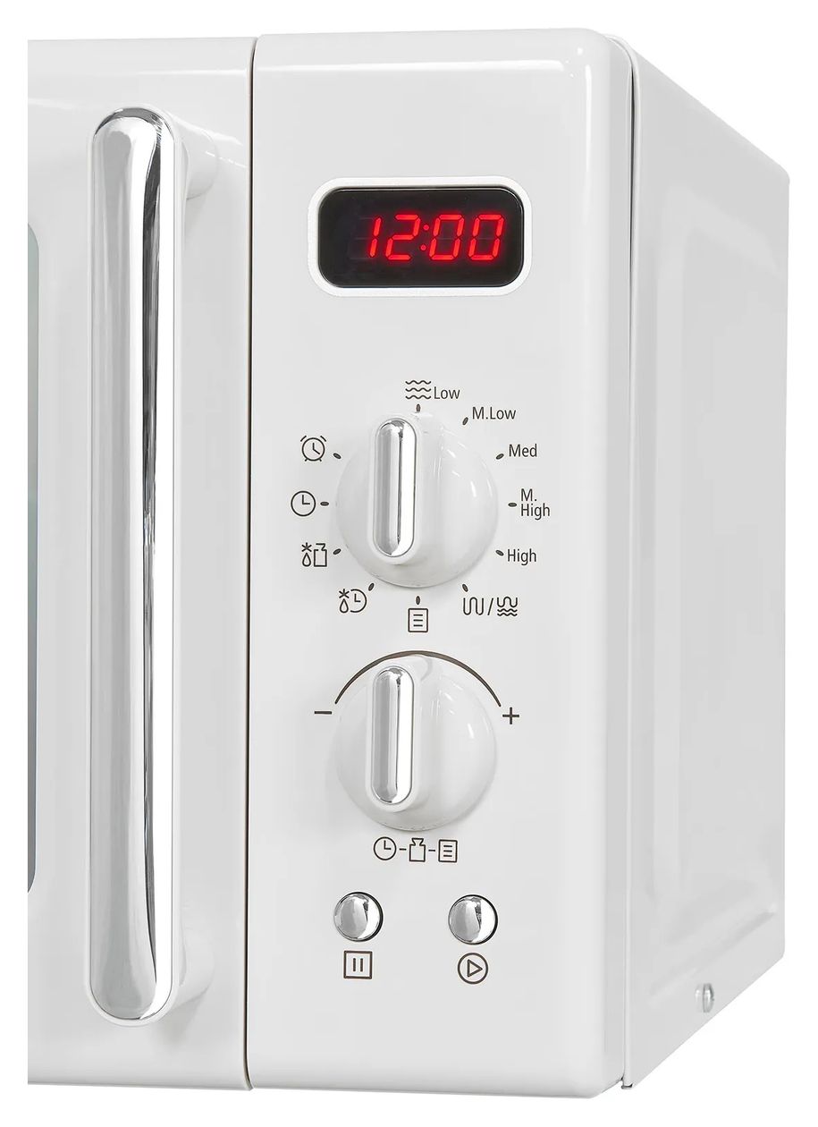 RMW720-3GDIG Standgeräte Solo 700 W Größe: klein 5 Stufen Grill  (Weiß) 