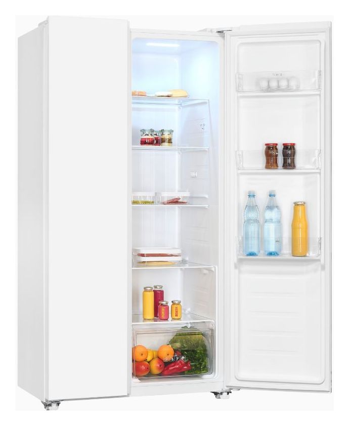 SBS46-040E Side-by-Side Kühl-/ Gefrierkombination 291 l / 148 l 287 kWh NoFrost 1770 mm x 910 mm  (Weiß) 