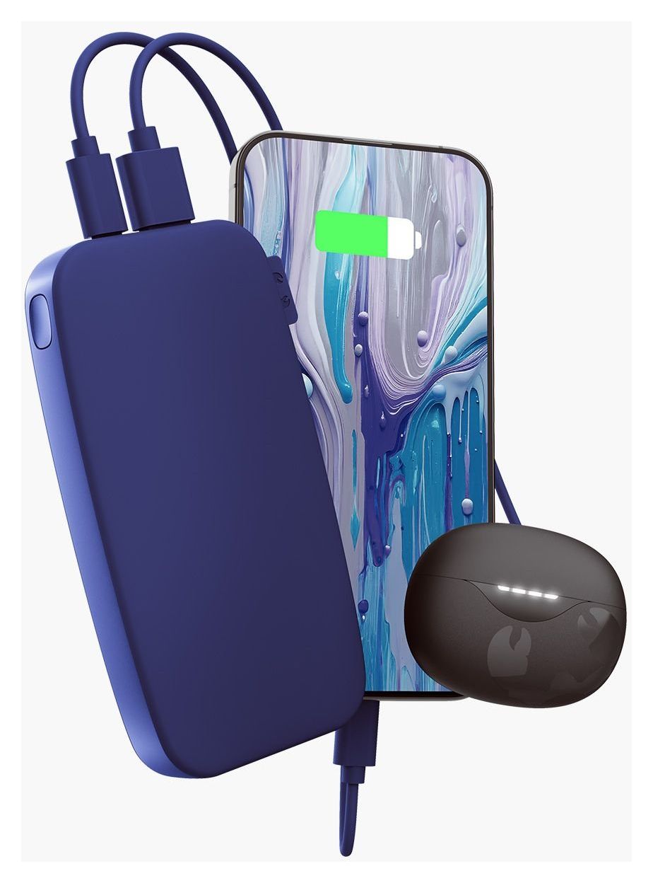 2PB12100 12000 mAh Powerbank USB Typ-C  (True Blue) 