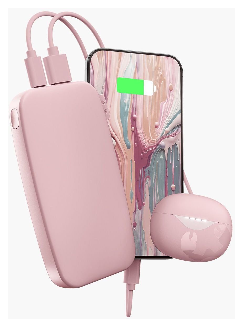 2PB12100PP 12000 mAh Powerbank USB Typ-C  (Pink) 