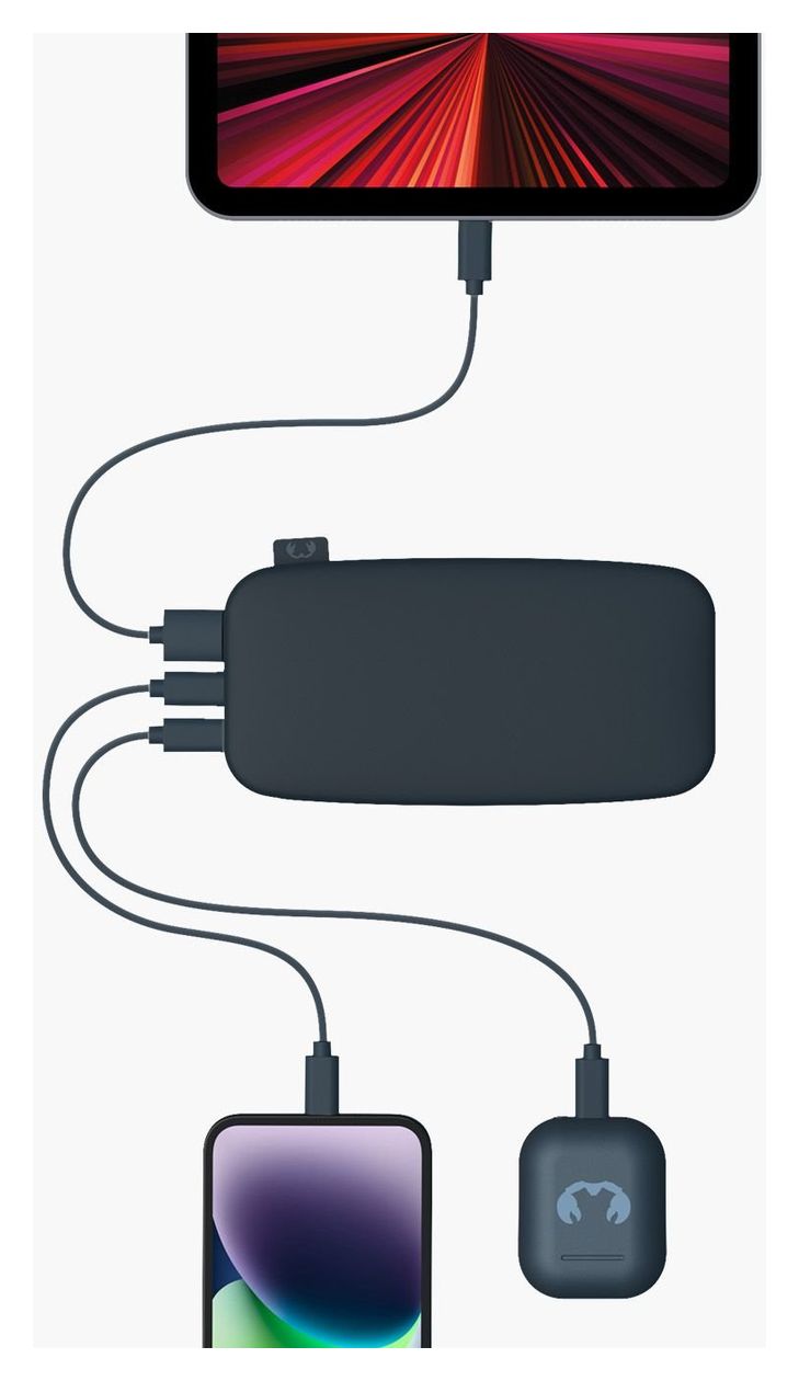 2PB24100DV 24000 mAh Powerbank USB Typ-C  (Navy) 