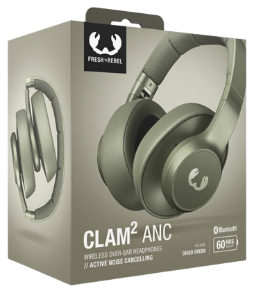 Fresh 'n Rebel 220364 Clam 2 ANC Over Ear Bluetooth Kopfhörer  kabelgebunden&kabellos 60 h Laufzeit (Grün) von expert Technomarkt