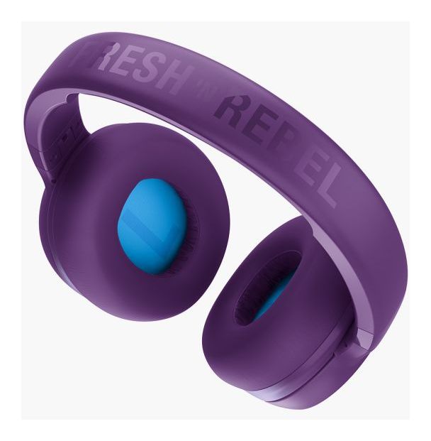 Clam Junior Ohraufliegender Bluetooth Kopfhörer kabellos 60 h Laufzeit USB Typ-C  (Violett) 