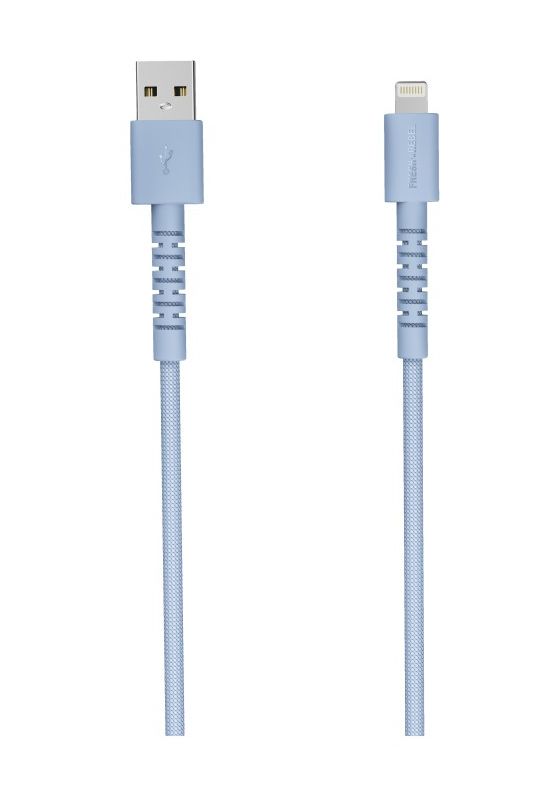 FlexWave Stecker Rundkabel Lightning auf USB A 2 m  (Vivid Blue) 
