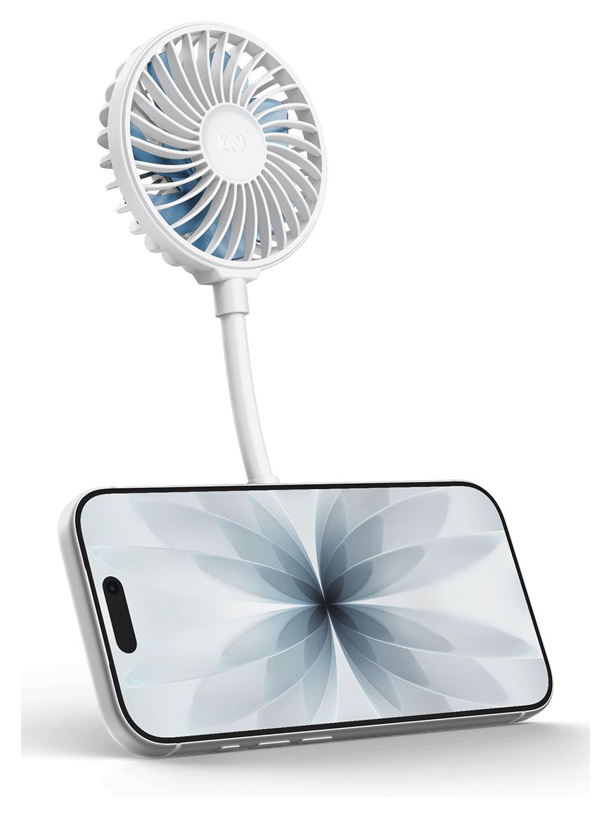 Magnetic Fan Handventilator  (Weiß) 