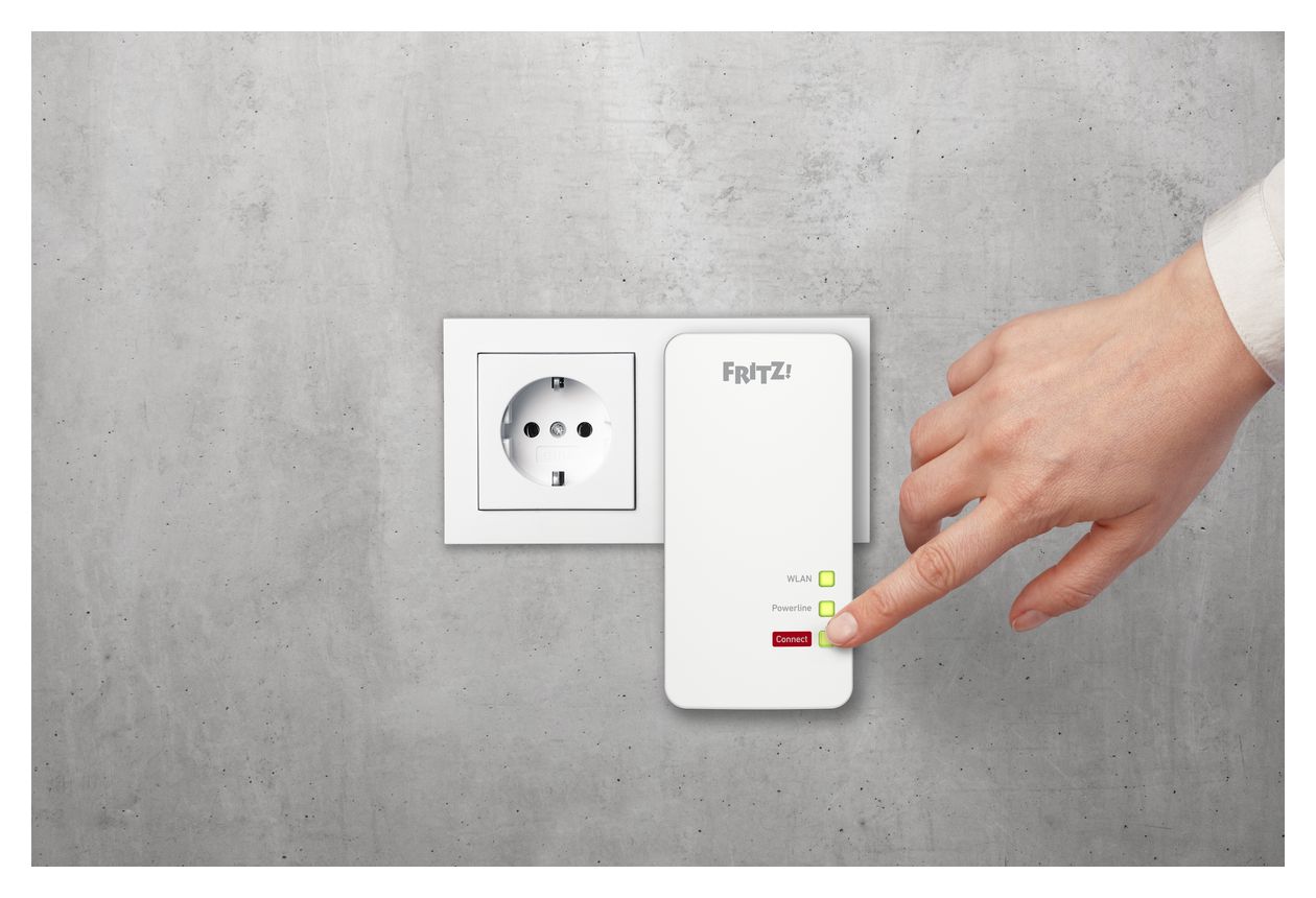 FRITZ! Powerline 1260E Single Powerline Adapter 1200 Mbit/s WiFi 5 