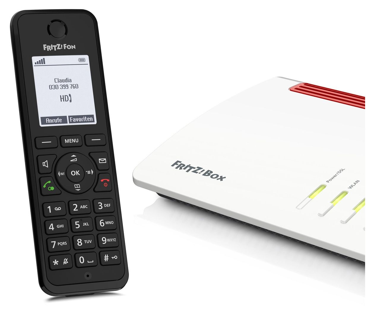 Fritz!Fon M3 DECT-Telefon  (Schwarz) 