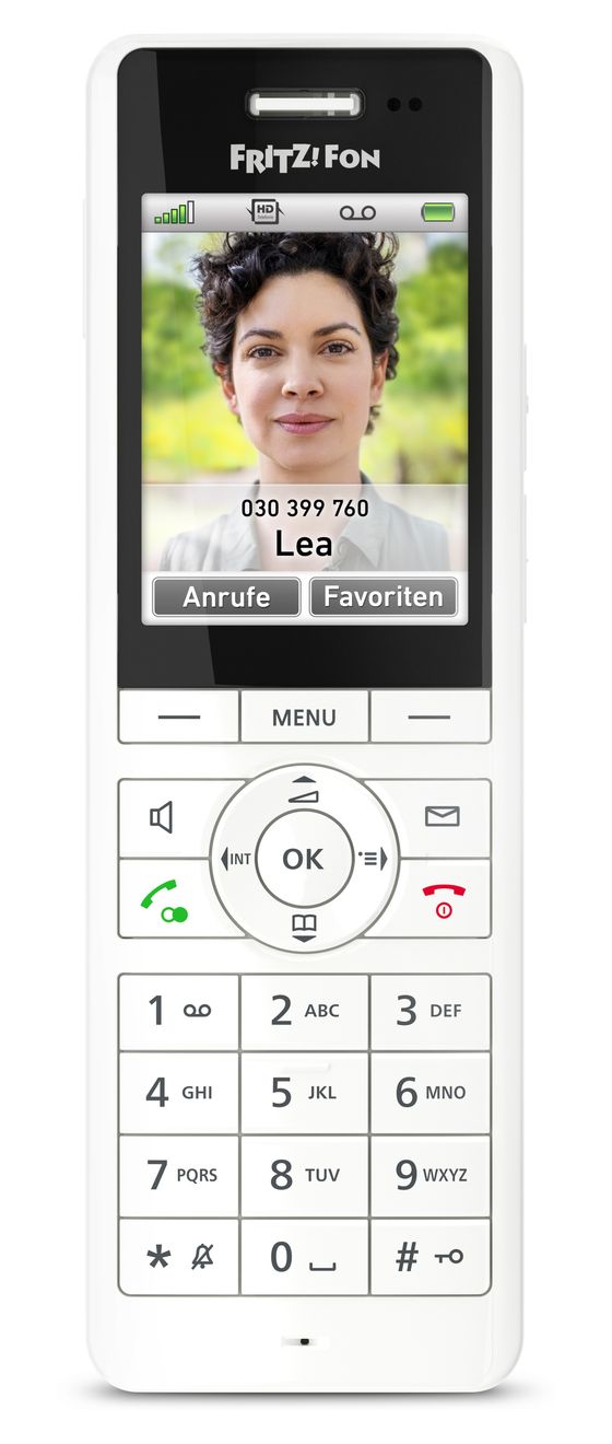 FRITZ!Fon X6 DECT-Telefon  (Weiß) 