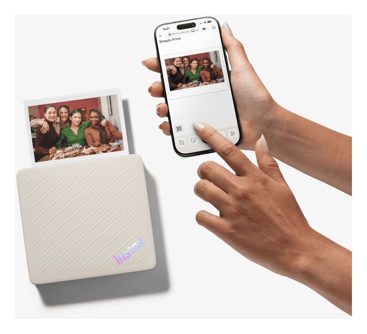 Instax Link Wide 2 2.4" x 3.9" (6.2x9.9 cm) Foto Drucker 318 x 318 DPI  (Beige) 
