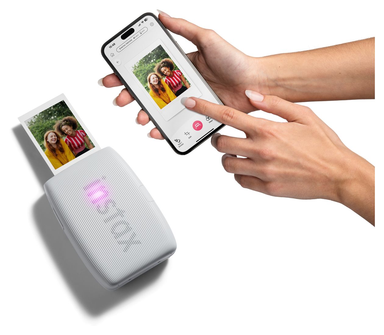 Instax Mini Link3 2.4" x 1.8" (6.2x4.6 cm) Foto Drucker 800 x 600 DPI  (Weiß) 
