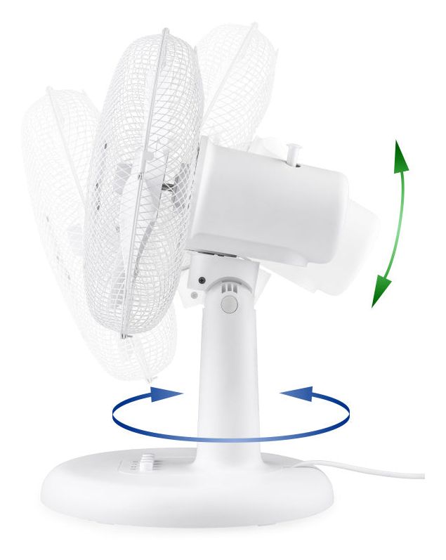 Ven35 Ventilator Tisch 55 dB  (Weiß) 