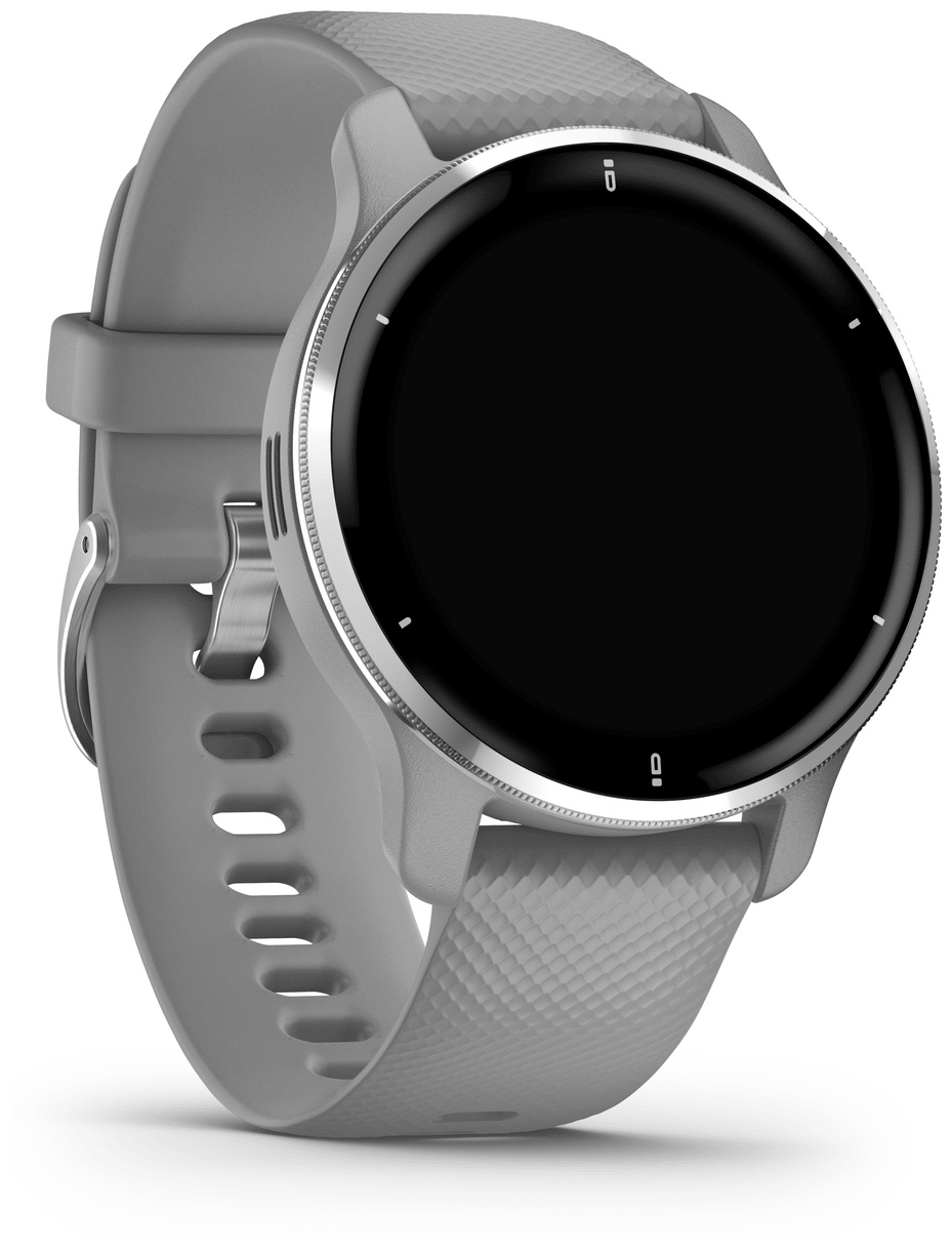 Venu 2 Plus GPS Digital 43 mm Smartwatch Rund 240 h (Grau, Silber) 