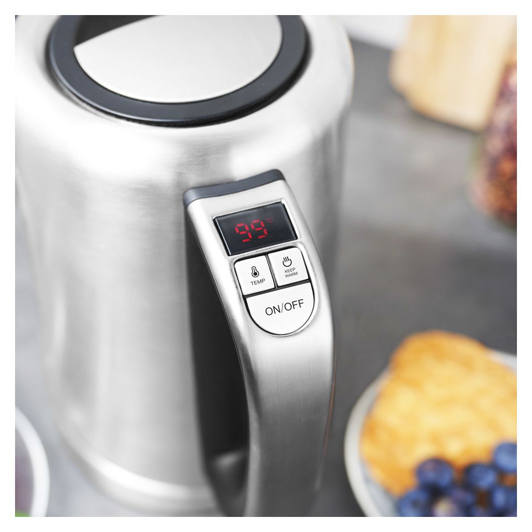 42441 Design Express 1,7 l Wasserkocher 3000 W  (Schwarz, Edelstahl) 