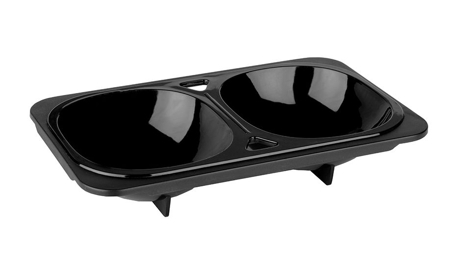42803 EasyCook 6 Eierkocher für 6 Eier  (Schwarz, Edelstahl) 