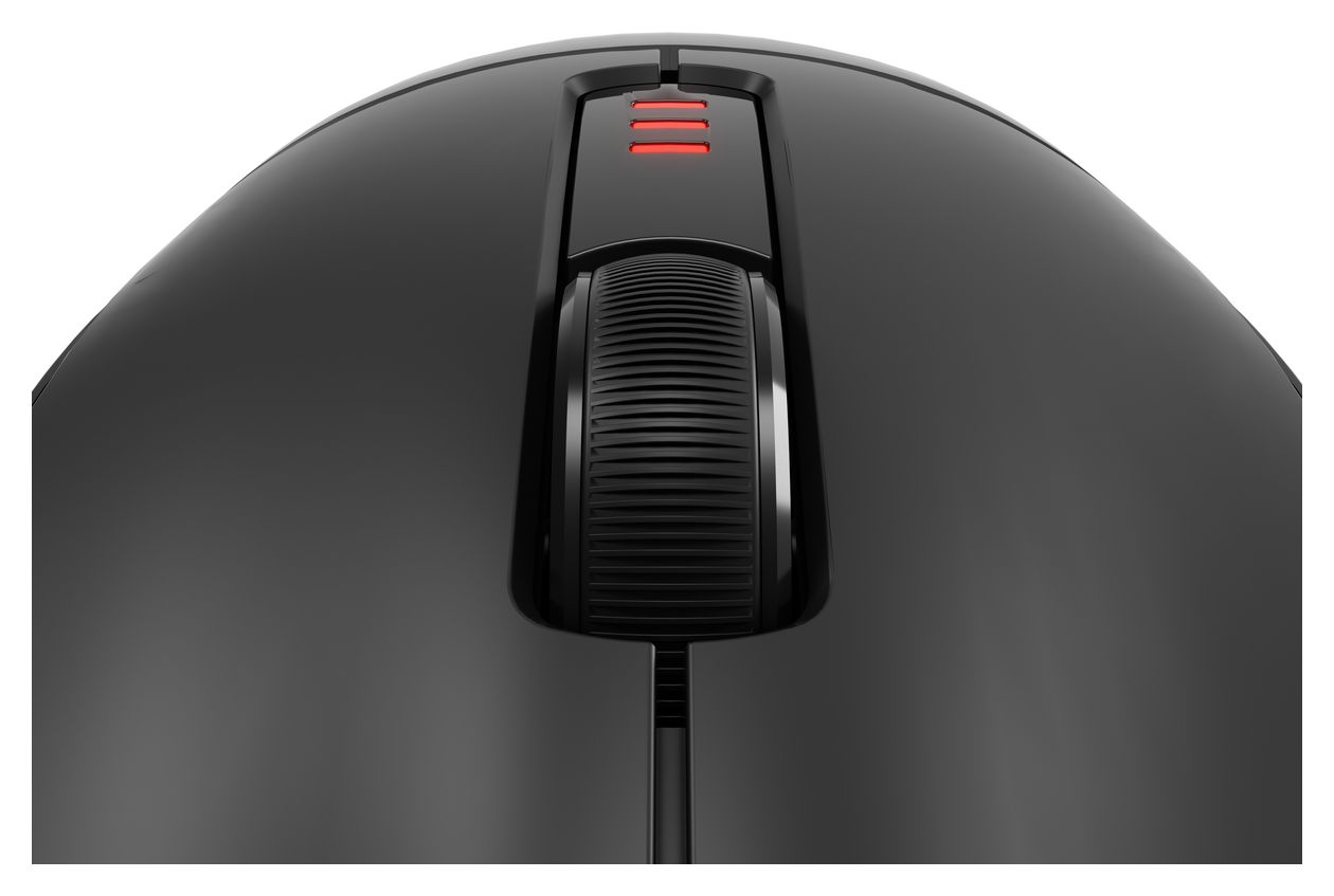 Zircon 500 10000 DPI Gaming Maus Optisch  (Schwarz) 
