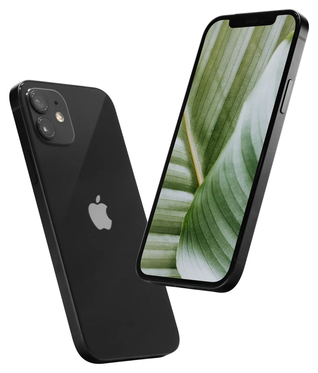Apple iPhone 12 refurbished 64 GB 5G Smartphone 15,5 cm (6.1 Zoll) IOS 12 MP Dual Kamera Dual Sim  (Schwarz) 
