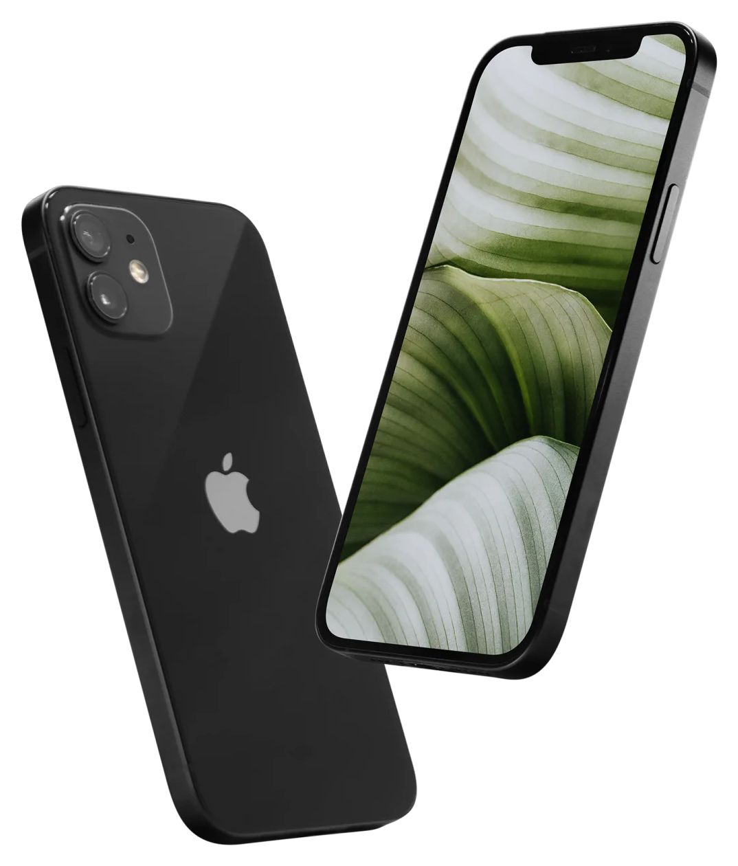 iPhone 12 mini refurbished 128 GB 5G Smartphone 13,7 cm (5.4 Zoll) IOS 12 MP Dual Kamera Dual Sim  (Schwarz) 