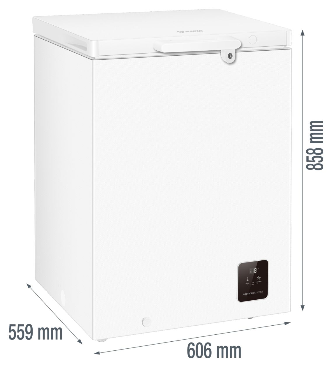 FH15E6W5 Tiefkühltruhe Freistehend 182 kWh Jahr 