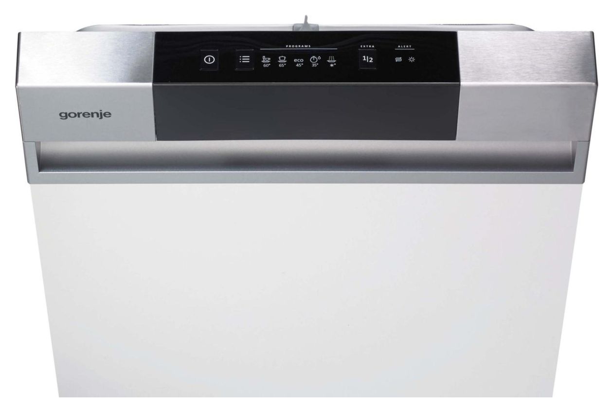 GI520E15X 45 cm Geschirrspüler teilintegriert (ohne Front) Leise 9 Maßgedecke aquaStop Funktion 