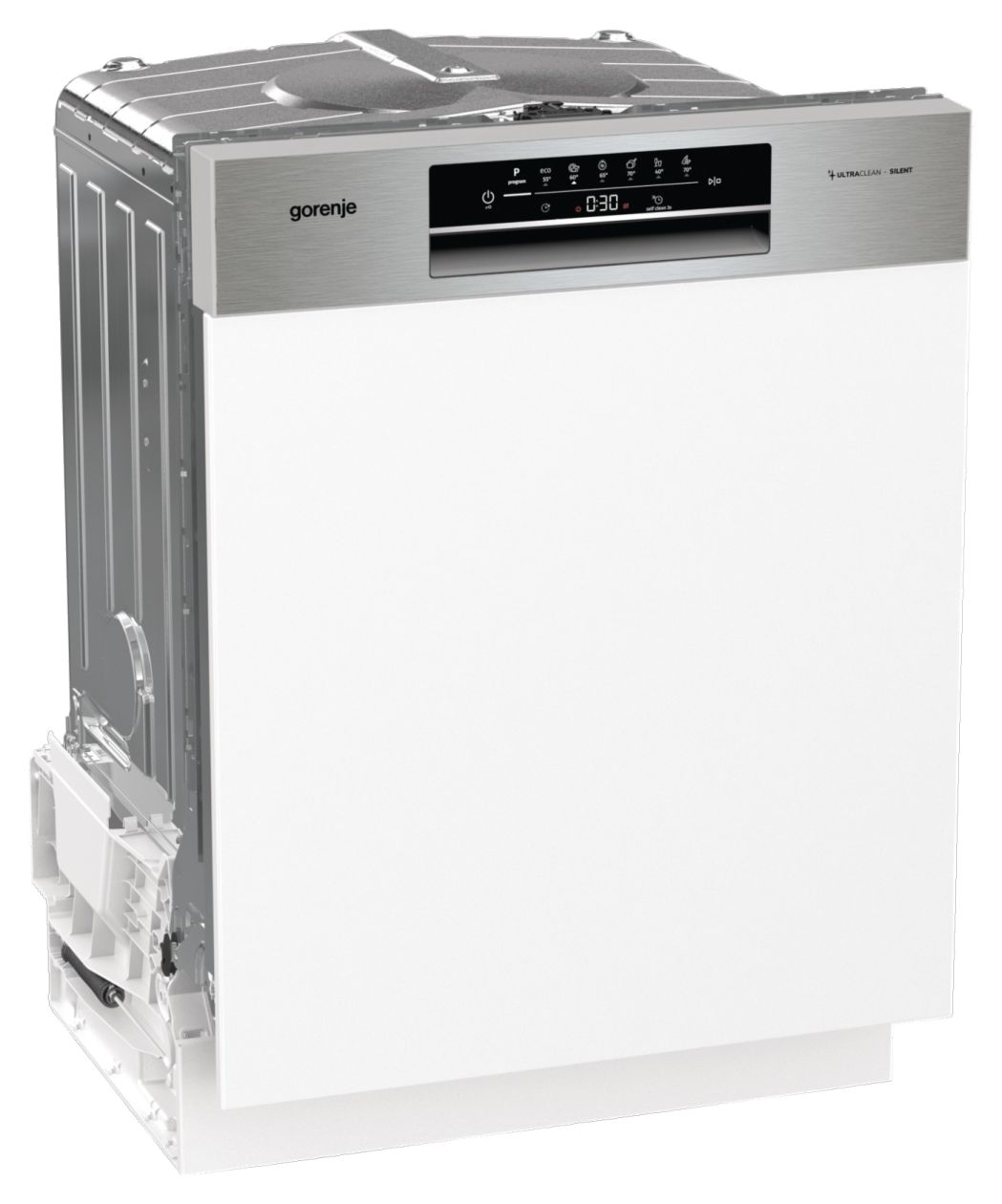 GI642E90X 60 cm Geschirrspüler teilintegriert (ohne Front) Leise 13 Maßgedecke aquaStop Funktion 