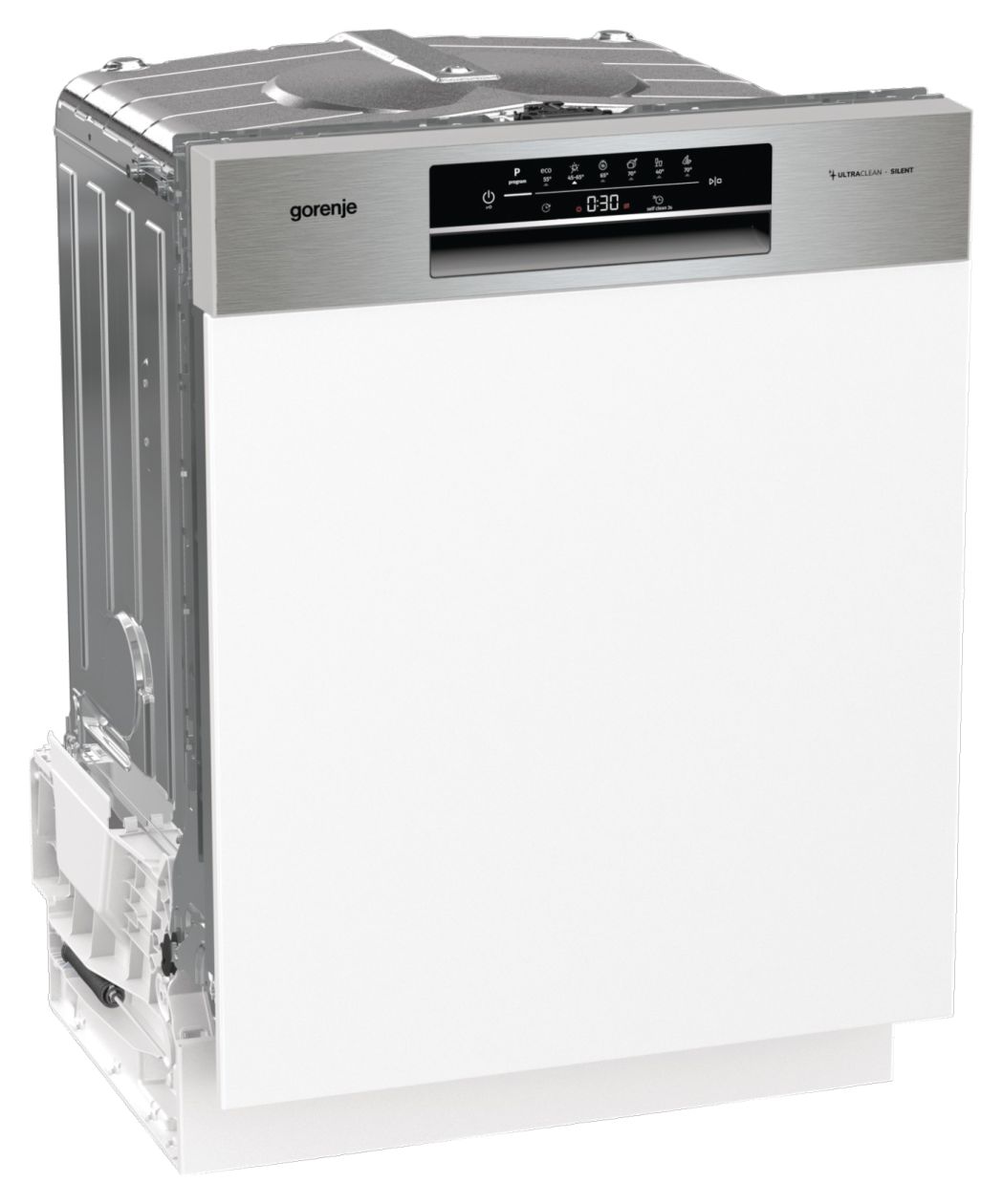 GI643D90X 60 cm Geschirrspüler teilintegriert (ohne Front) Leise 16 Maßgedecke aquaStop Funktion 