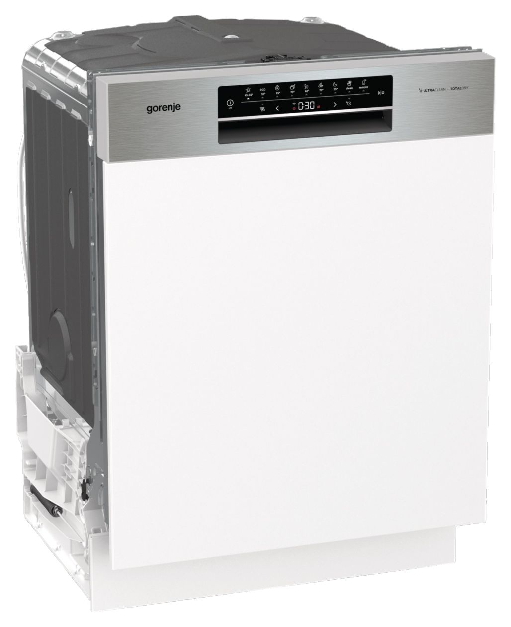 GI673C60X 60 cm Geschirrspüler teilintegriert (ohne Front) Sehr leise 16 Maßgedecke aquaStop Funktion 