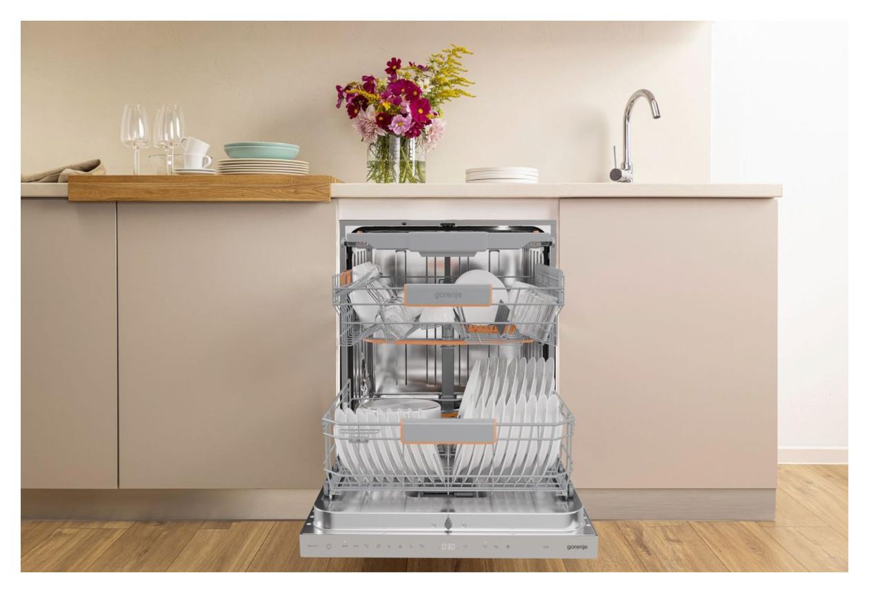 GU663A67X 60 cm Geschirrspüler unterbaufähig Sehr leise 16 Maßgedecke aquaStop Funktion Auto Open 