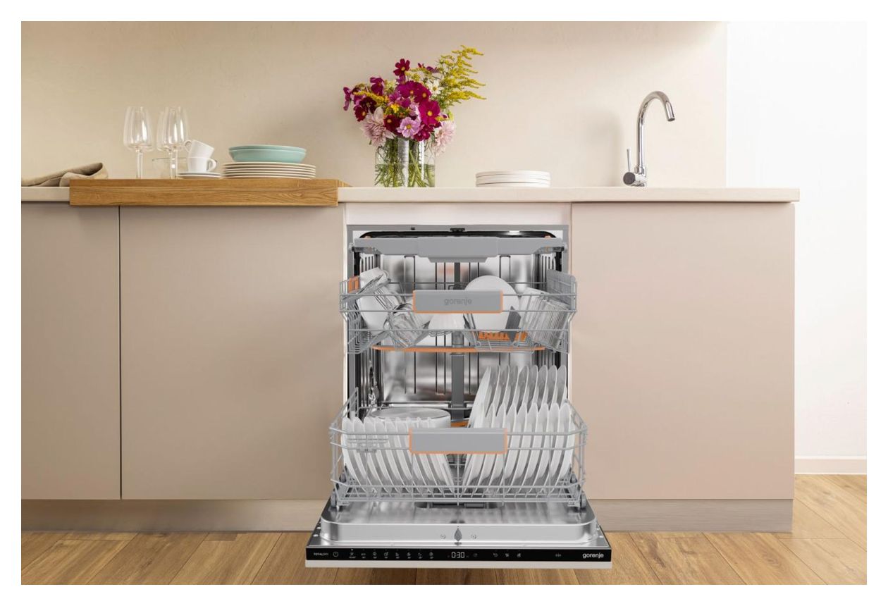 GV663A67 60 cm Geschirrspüler vollintegriert (ohne Front) Sehr leise 16 Maßgedecke aquaStop Funktion Auto Open 