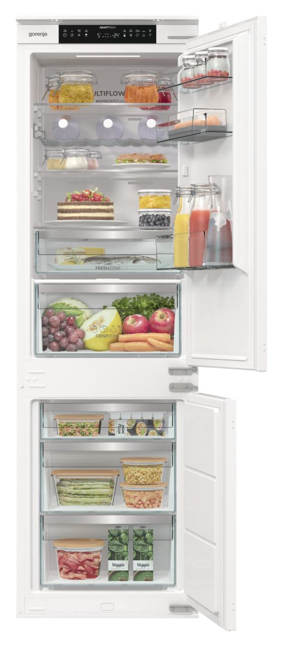 NRKI517D61WF 176 l / 76 l Einbau Kühl-/Gefrierkombination 188 kWh NoFrost 