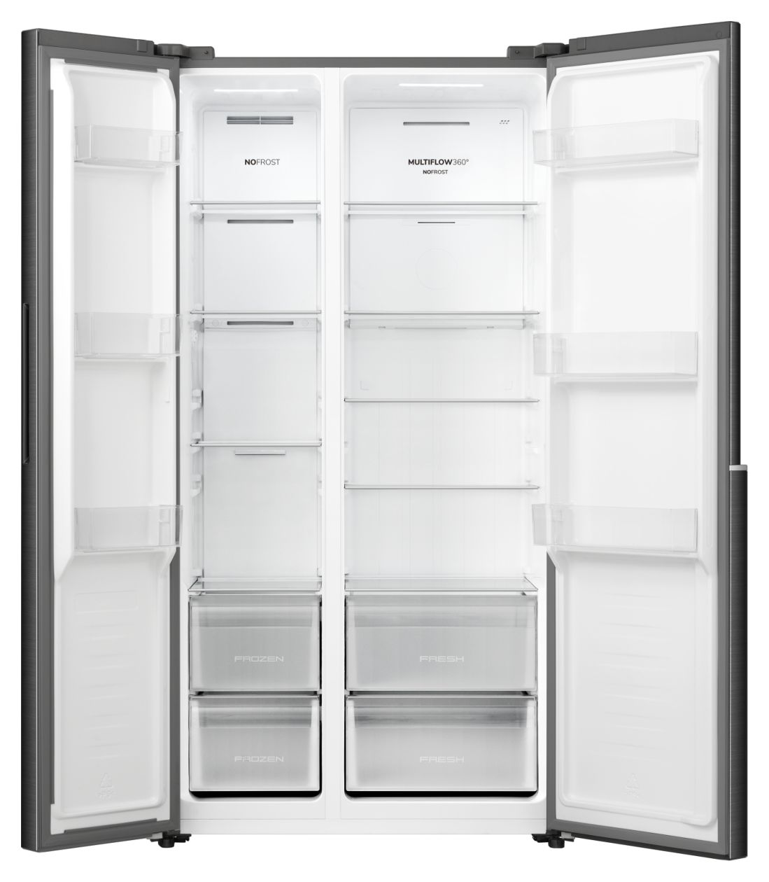 NRS917E41BX Side-by-Side Kühl-/ Gefrierkombination 347 l / 197 l 317 kWh NoFrost 1786 mm x 911 mm  (Schwarz) 