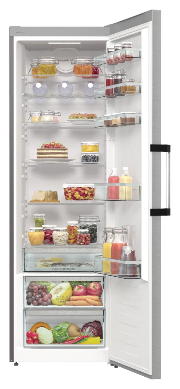 R619DAXL6 398 l / 398 l Kühlschrank freistehend EEK: D 98 kWh Jahr  (Grau) 