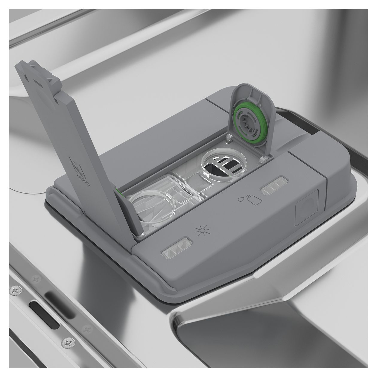 GNVP4432PW 60 cm Geschirrspüler vollintegriert (ohne Front) Sehr leise 14 Maßgedecke Turbo-Trocknen 