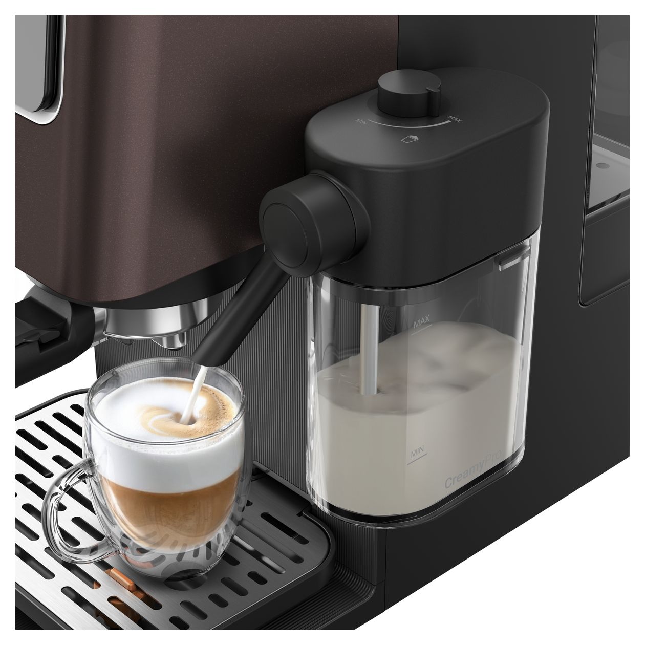 KSM8530 Siebträger Kaffeemaschine 20 bar 1688 W  (Schwarz, Braun) 