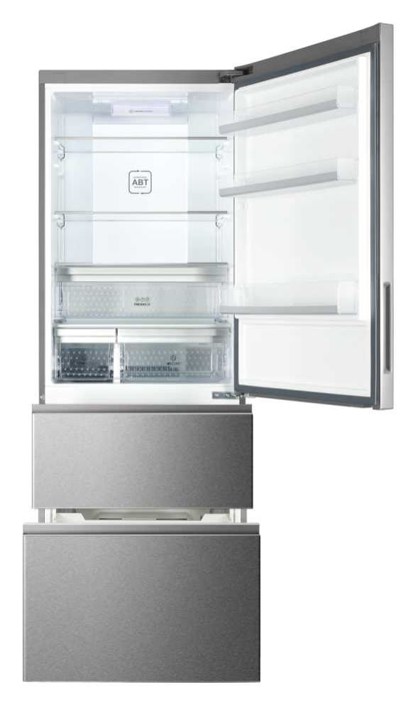 A3FE742CMJ 312 l / 151 l Kühl-Gefrierkombi freistehend NoFrost 289 kWh Jahr  (Silber) 