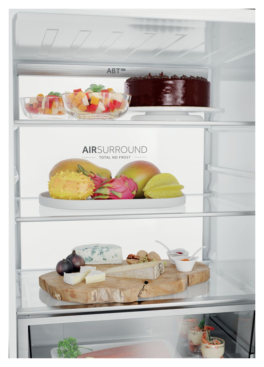 CST9619DNGBW 247 l / 137 l Kühl-Gefrierkombi freistehend NoFrost 222 kWh Jahr  (Schwarz) 